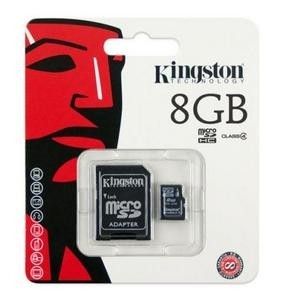 CARTAO MEMORIA 8 GB (MICRO SD) (KINGSTON)