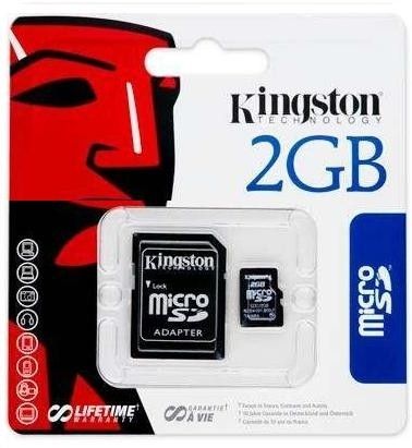 CARTAO MEMORIA 2 GB (MICRO SD) (KINGSTON)