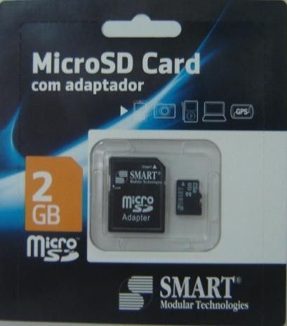 CARTAO MEMORIA 2 GB (MICRO SD) (SMART)